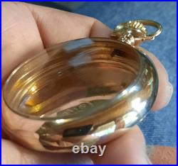 Amercan Q 18s 25yr 14k Gold Filled Wadsworth Case Video Good Case (lotsa Gold!)