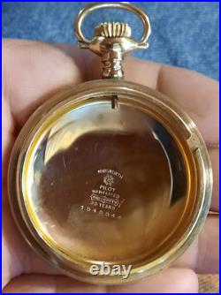 Amercan Q 18s 25yr 14k Gold Filled Wadsworth Case Video Good Case (lotsa Gold!)