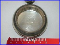 American 18 Size 4 Ounce Coin Silver Massive Pocket Watch Case. 147R