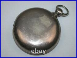 American Coin Silver 4 Ounce 18 Size Key Wind Pocket Watch Case. 1C