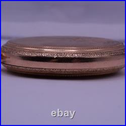 American Eagle Elgin Pocket Watch Grade 381 17 Jewel Deuber Case Gold Fill Runs