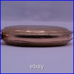 American Eagle Elgin Pocket Watch Grade 381 17 Jewel Deuber Case Gold Fill Runs