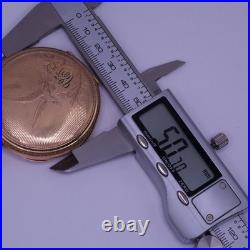 American Eagle Elgin Pocket Watch Grade 381 17 Jewel Deuber Case Gold Fill Runs