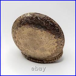 American Waltham Gf Full Hunter Model 1883 Size 18 Fancy Dial Pocket Watch