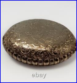American Waltham Gf Full Hunter Model 1883 Size 18 Fancy Dial Pocket Watch