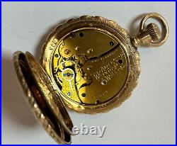 American Waltham Gold Plated 14k. Mascot Hunter Case Pocket Watch