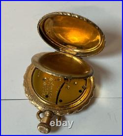 American Waltham Gold Plated 14k. Mascot Hunter Case Pocket Watch