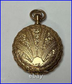 American Waltham Gold Plated 14k. Mascot Hunter Case Pocket Watch