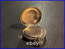 American Waltham Model 1891 64 Grade Gold Pocket Watch Working Briefly
