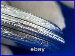 American Waltham Pocket Watch 16s 7J Illinois Spartan Pinstripe Case Ticking 610