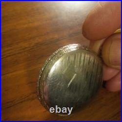 American Waltham Pocket Watch, Perfect Dial, hands, case. 17J, Adj. 12 Size NR