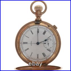 American Waltham Watch Co. Full Hunter Pocket Watch Gold Filled Manual