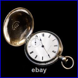 American Waltham Watch Co. Grade A. W. Co. 14s 7j Pocket Watch, Coin Silver Case