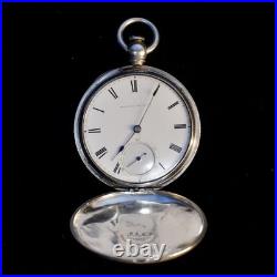 American Waltham Watch Co. Grade A. W. Co. 14s 7j Pocket Watch, Coin Silver Case