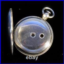 American Waltham Watch Co. Grade A. W. Co. 14s 7j Pocket Watch, Coin Silver Case