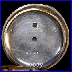 American Waltham Watch Co. Grade A. W. Co. 14s 7j Pocket Watch, Coin Silver Case