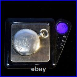 American Waltham Watch Co. Grade A. W. Co. 14s 7j Pocket Watch, Coin Silver Case