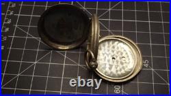 Antique 0.800 Silver Double Hunter Pocket Watch Case Da Heng Chinese Mark