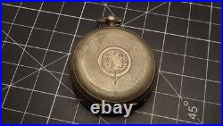 Antique 0.800 Silver Double Hunter Pocket Watch Case Da Heng Chinese Mark