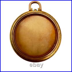 Antique 10 Size Elgin Open Face Pocket Watch Case 10k Rose Gold Filled USA