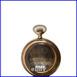 Antique 12 Size Crescent Hunter Pocket Watch Case 25 Year GFTextured USA