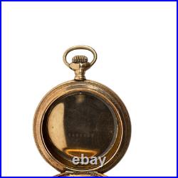 Antique 12 Size Crescent Hunter Pocket Watch Case 25 Year GFTextured USA