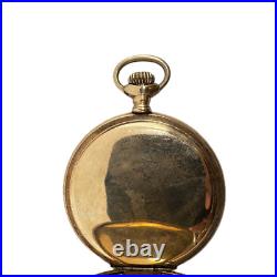 Antique 12 Size Crescent Hunter Pocket Watch Case 25 Year GFTextured USA