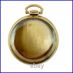 Antique 12 Size Illinois Open Face Pocket Watch Case 10k Rolled Gold Plated