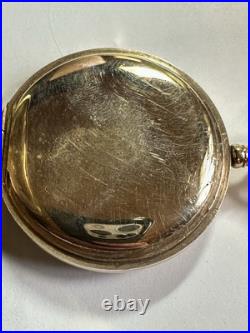 Antique 12 Size Illinois Private Label GF Pocket Watch Hunting Case WS-61