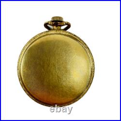 Antique 12 Size Illinois Tivoli Open Face Pocket Watch Case 14k Gold Filled