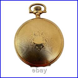 Antique 12 Size Philadelphia Hunter Pocket Watch Case Gold Filled Guilloche USA