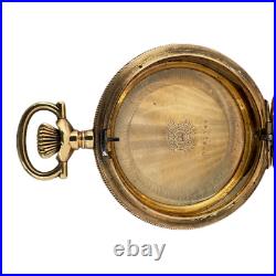 Antique 12 Size Philadelphia Hunter Pocket Watch Case Gold Filled Guilloche USA