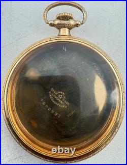 Antique 12s Star Pocket Watch Case for Mechanical 25 Year Gold FIlled Farmhouse