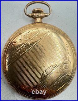 Antique 12s Star Pocket Watch Case for Mechanical 25 Year Gold FIlled Farmhouse