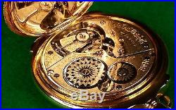 Antique 14K SOLID GOLD Elgin Pocket Watch 16s Double Hunter Keystone Case