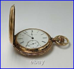 Antique 14 KT Gold Elgin National Watch Co. Hunter Case Pocket Watch 201700R