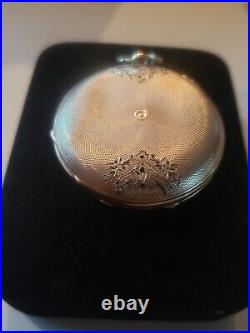 Antique 14 Kt Gold Pocket Watch Hunter Case Kw 41mm Case