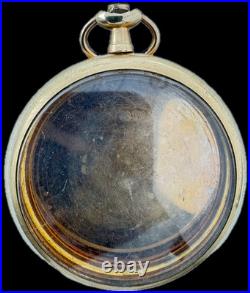 Antique 14s Illinois The Winner Open Face Pocket Watch Case 20 Year GF USA