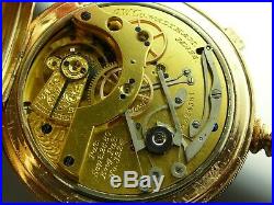Antique 14s Waltham Chronograph Hunter case pocket watch. Serviced! Made 1886