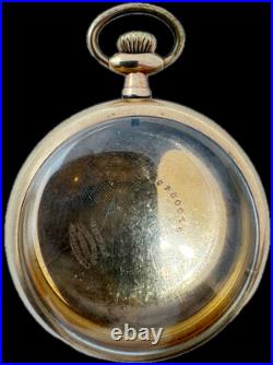 Antique 16 Size Conquerer Fancy Guilloche Pocket Watch Case Gold FIlled