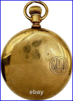 Antique 16 Size Philadelphia Swing Out Open Face Pocket Watch Case Gold Filled