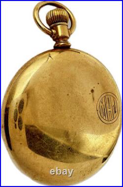Antique 16 Size Philadelphia Swing Out Open Face Pocket Watch Case Gold Filled