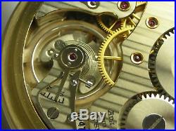 Antique 16s Hamilton 992B Rail Road pocket watch. Made 1951, Wadsworth case