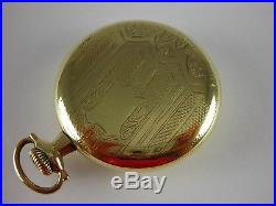 Antique 16s South Bend The Studebaker 21j Rail Road pocket watch 1918. Nice case