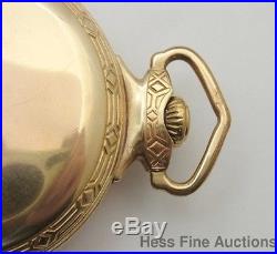 Antique 16s Studebaker 229 Southbend Nawco Case Rare Double Back Pocket Watch