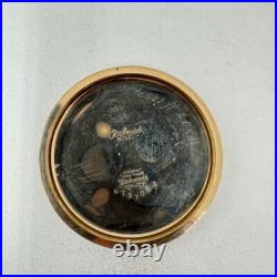 Antique 16s Wadsworth Railroad Open Face Pocket Watch Case 10k Gold Filled USA