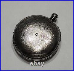 Antique 1845-1855 English London Sterling Silver. 925 Pocket Watch Case 71 Gram