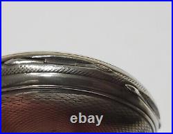 Antique 1845-1855 English London Sterling Silver. 925 Pocket Watch Case 71 Gram