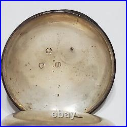 Antique 1845-1855 English London Sterling Silver. 925 Pocket Watch Case 71 Gram