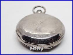 Antique 1876 ELGIN'Leader' Gents Coin Silver Full Hunter Key Wind Pocket Watch